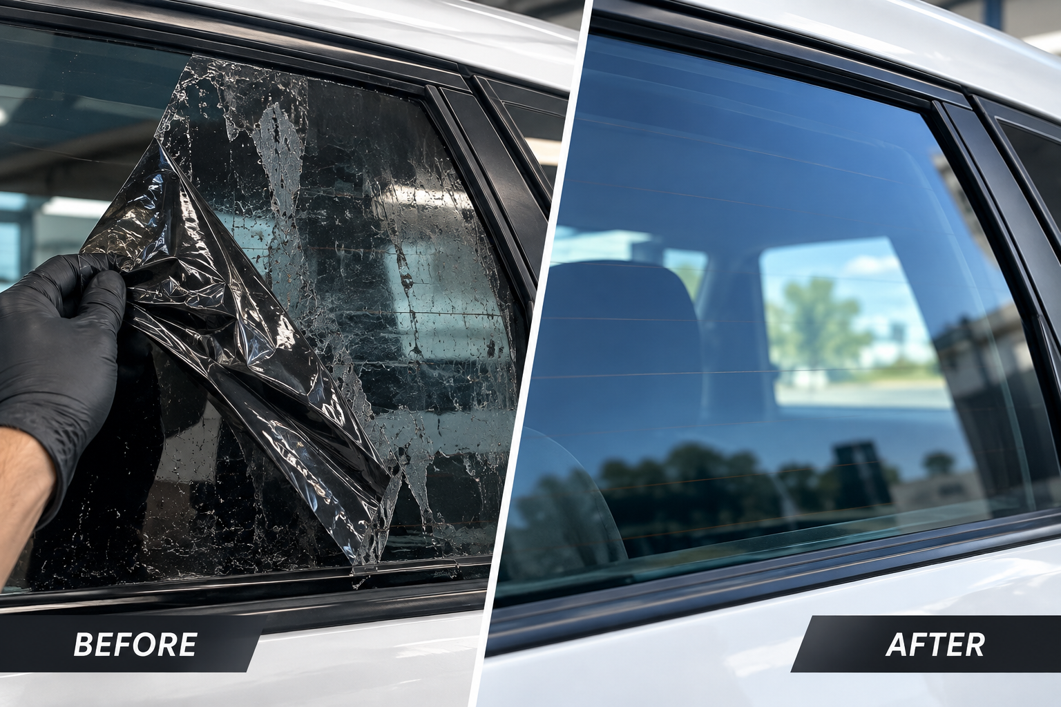 Old Tint Removal