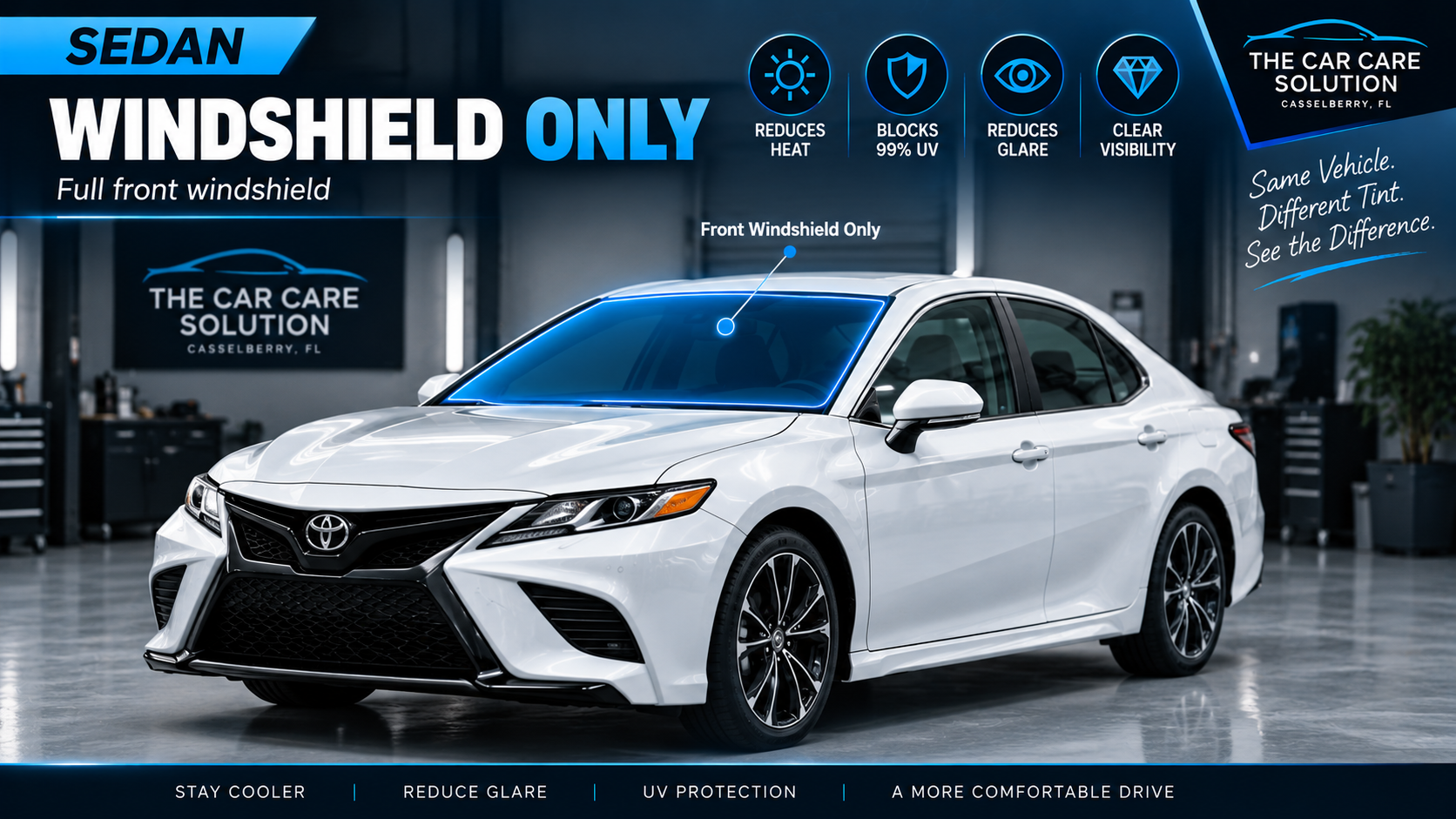 Sedan Windshield Tint