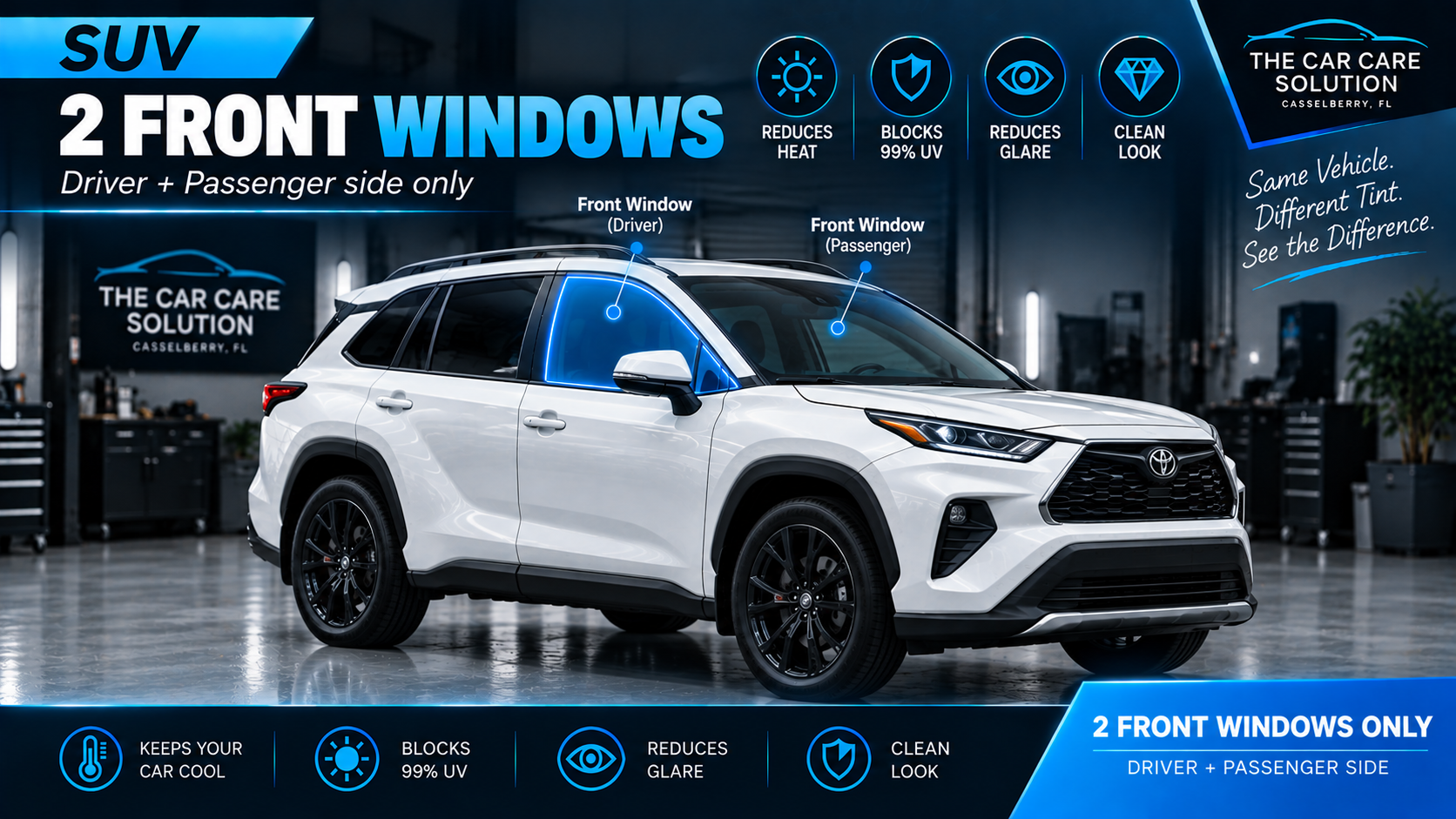 SUV 2 Front Windows Tint
